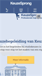 Mobile Screenshot of keuzesprong.nl
